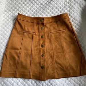 Zara size Xs suede skirt